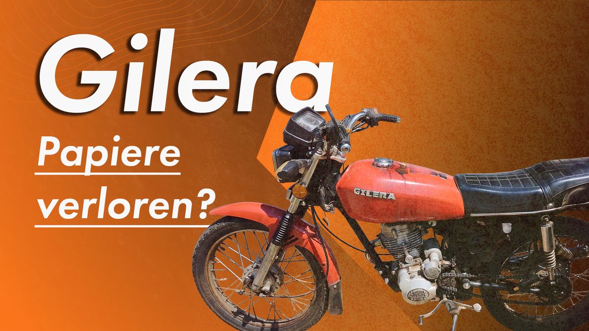 Gilera Papiere verloren – Titelbild des Leitfadens zu Ersatzpapieren, Zweitschrift und Betriebserlaubnis für Gilera-Fahrzeuge