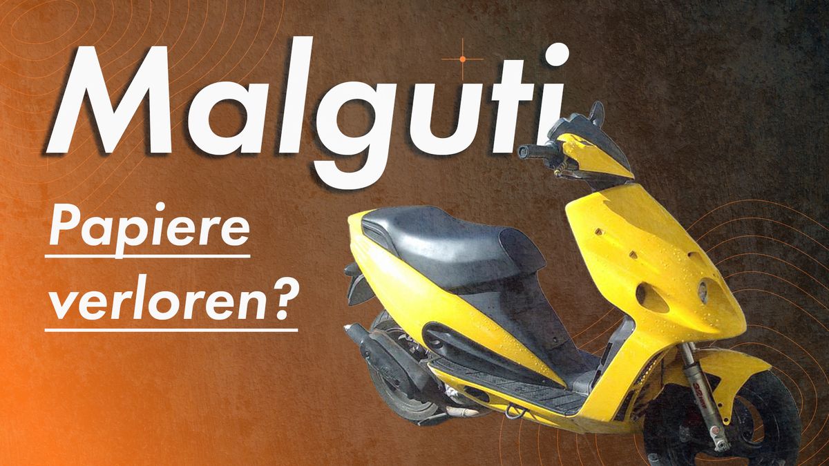 Malaguti Papiere verloren – Titelbild des Leitfadens zu Ersatzpapieren, Zweitschrift und Betriebserlaubnis für Malaguti-Fahrzeuge