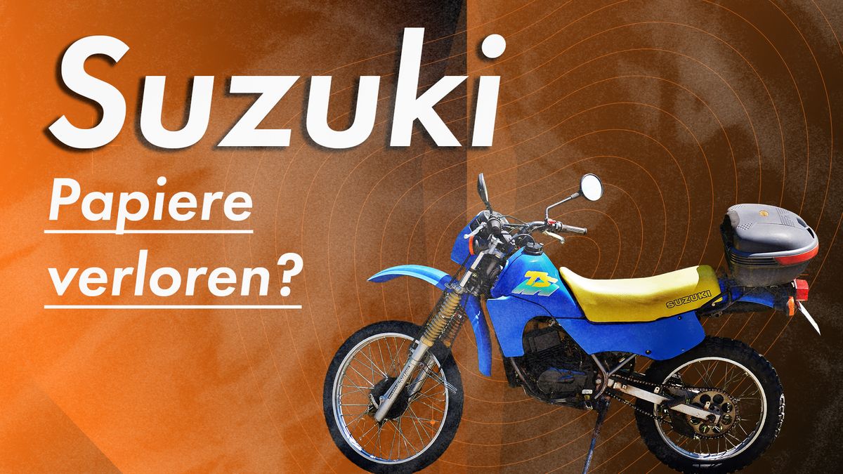 Suzuki Papiere verloren – Titelbild des Leitfadens zu Ersatzpapieren, Zweitschrift und Betriebserlaubnis für Suzuki-Fahrzeuge