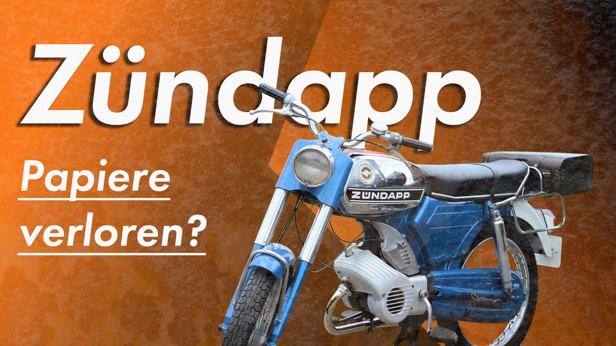 Zündapp Papiere verloren – Titelbild des Leitfadens zu Ersatzpapieren, Zweitschrift und Betriebserlaubnis für Zündapp-Fahrzeuge